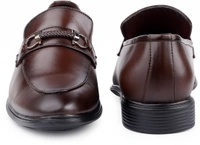CLASSIQ BROWN PREMIUM LOAFERS - Brown, 7