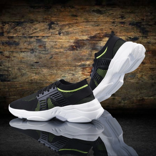 CLASSIQ COMFORT SPORTS SHOES - Black, 10