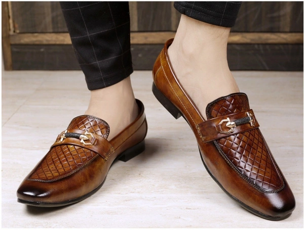 CLASSIQ TAN LOAFERS FOR MEN - Tan, 9