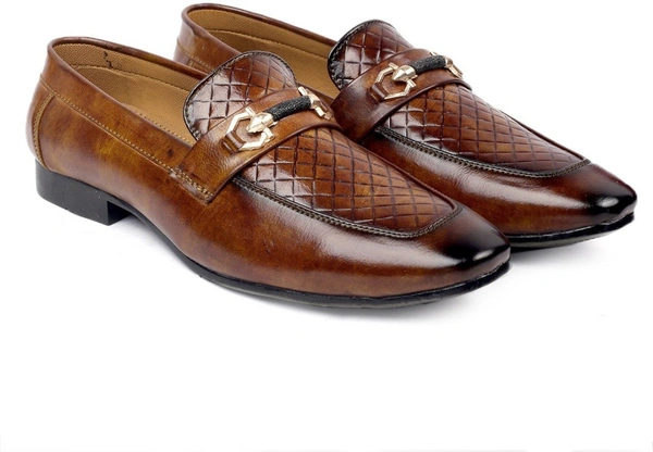 CLASSIQ TAN LOAFERS FOR MEN - Tan, 10