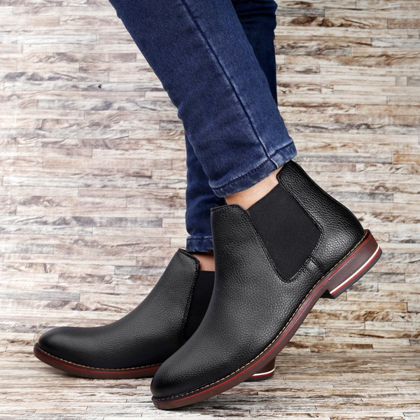 CLASSIQ BLACK BOOTS - Black, 10