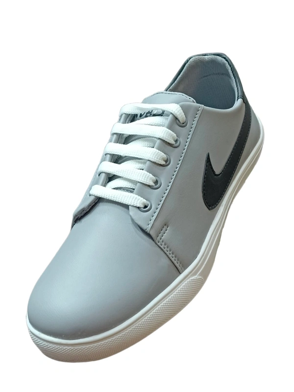GREY CASUAL SNEAKERS - Gray, 10