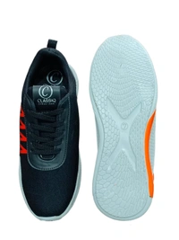 CLASSIQ BLACK SPORTS SHOES - Black, 8