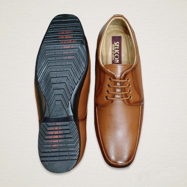SELICON MEN'S TAN DERBY - Tan, 7