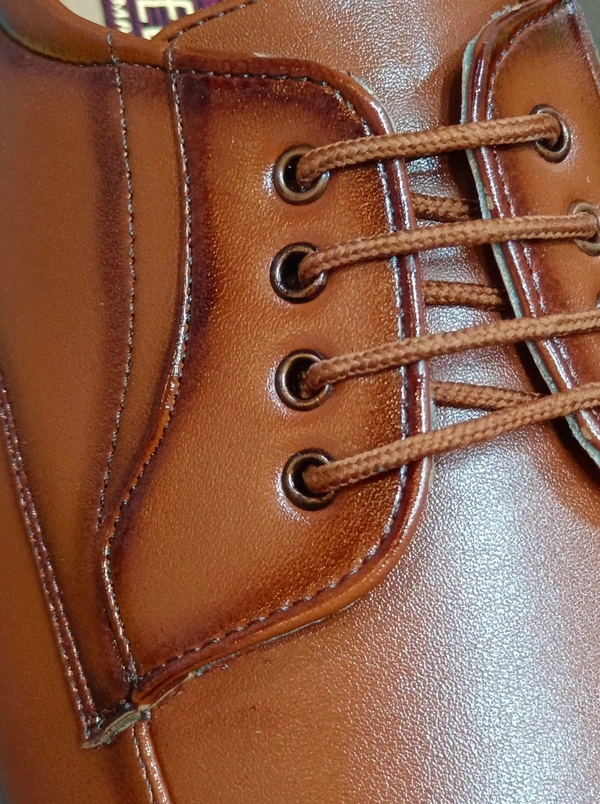 SELICON MEN'S TAN DERBY - Tan, 8