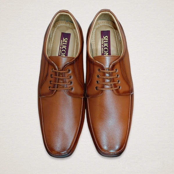 SELICON MEN'S TAN DERBY - Tan, 8