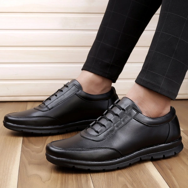 CLASSIQ FORMAL LACEUP SHOES - Black, 8
