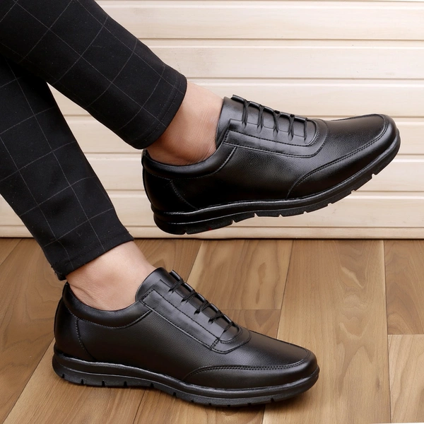 CLASSIQ FORMAL LACEUP SHOES - Black, 9
