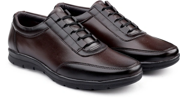 CLASSIQ FORMAL BROWN LACEUP - Brown, 8