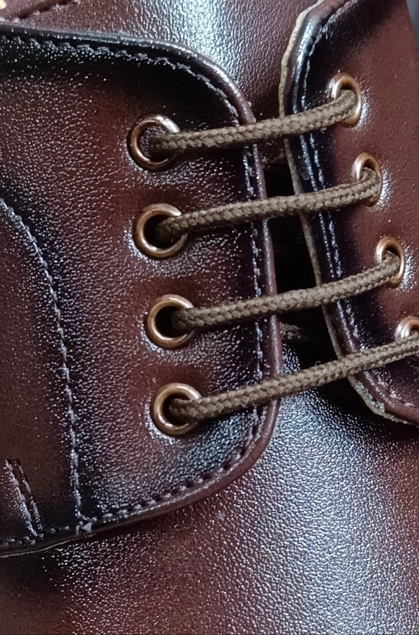 SELICON DARK BROWN DERBY - Brown, 8