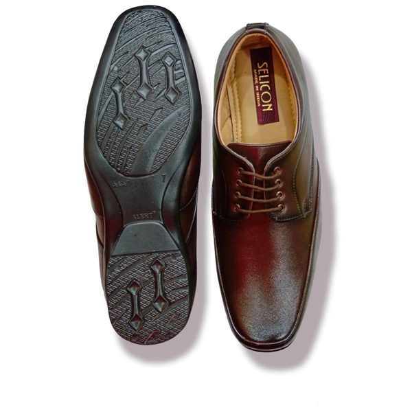 SELICON DARK BROWN DERBY - Brown, 9