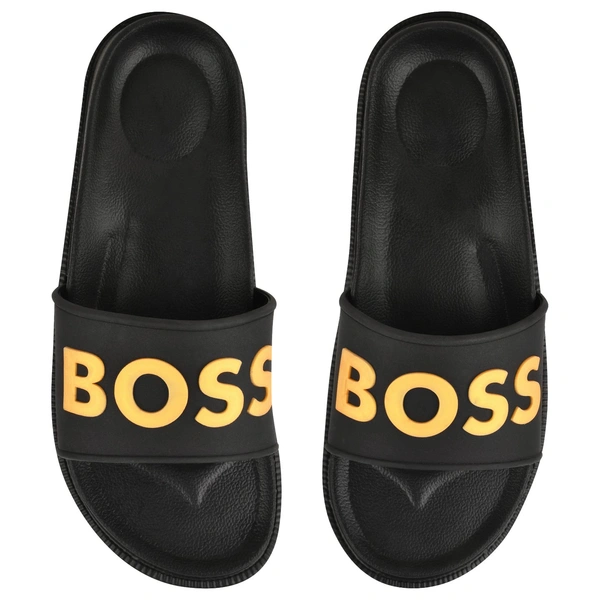 Boss Lightweight Slippers - Black, 7