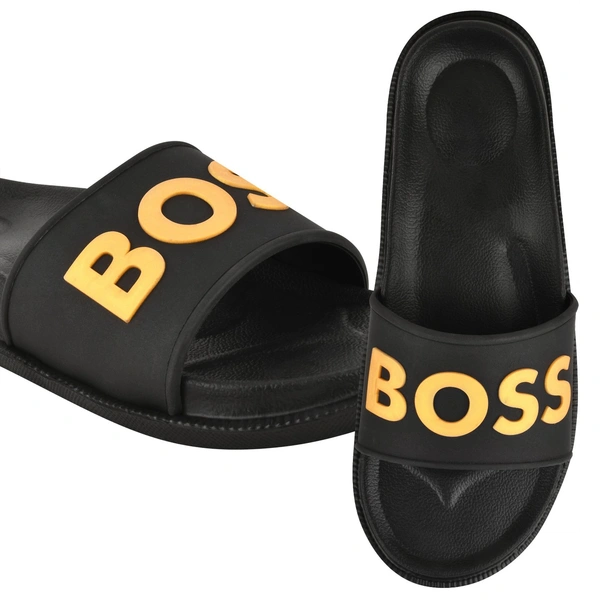 Boss Lightweight Slippers - Black, 7