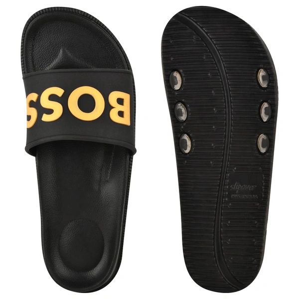 Boss Lightweight Slippers - Black, 7