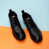Pure Leather Boots - Black, 41 (7)