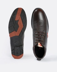 PURE LEATHER BOOTS - Brown, 41
