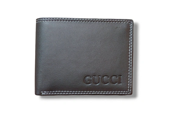 Brown Leather Wallet - Brown