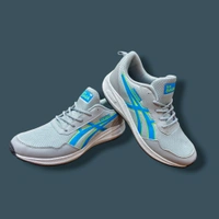 SUN SAGA LIGHT GREY RUNNING SHOES - 6, Grey