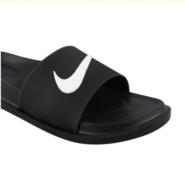 Premium Black Slippers - Black, 10