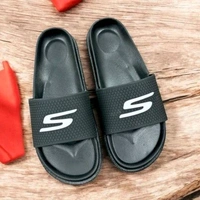 Trendy Lightweight Slippers - 7, Black