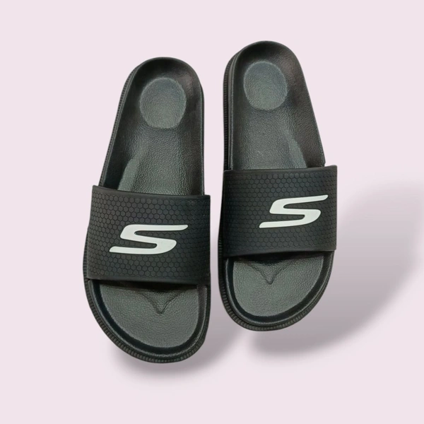 Trendy Lightweight Slippers - 7, Black