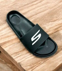 Trendy Lightweight Slippers - 7, Black