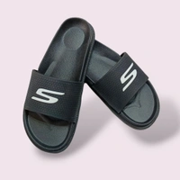 Trendy Lightweight Slippers - 7, Black
