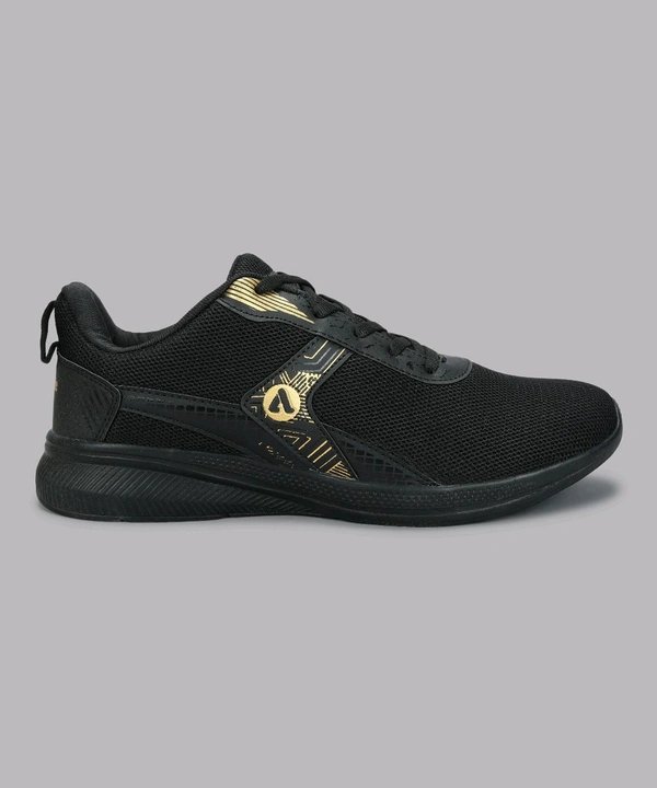 Aqualite Black Running Shoes - Black, 7