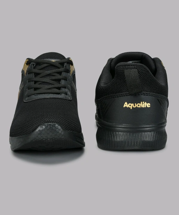 Aqualite Black Running Shoes - Black, 7