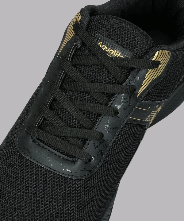 Aqualite Black Running Shoes - Black, 7