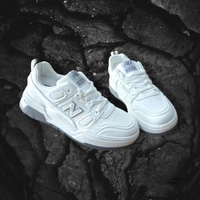 Trendy White Imported Sneakers - White, 41 (7)