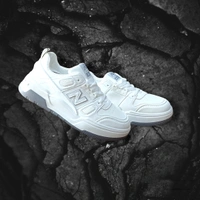 Trendy White Imported Sneakers - White, 41 (7)