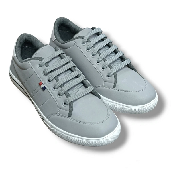Trendy Grey Sneakers - Gray, 10