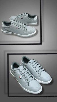 Trendy Grey Sneakers - Gray, 10