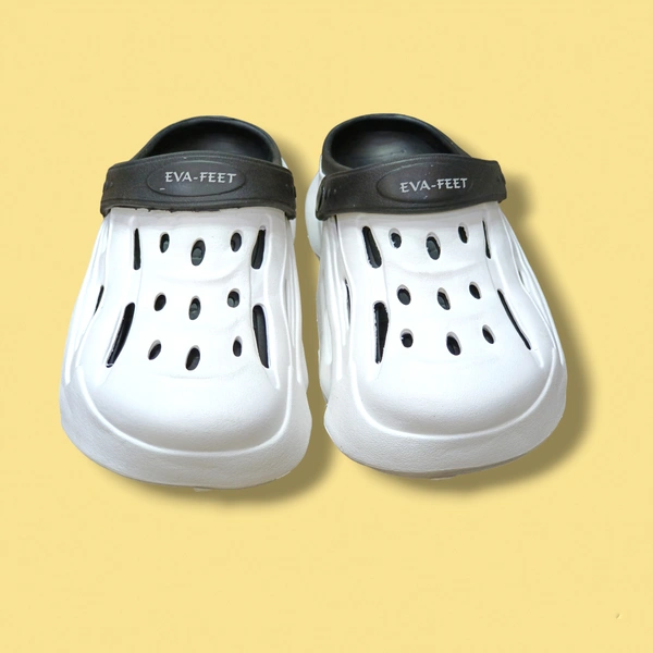 TRENDY WHITE EVA CROCS - 6, White