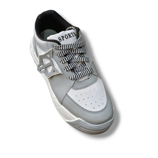 Grey Sneakers - Gray, 7