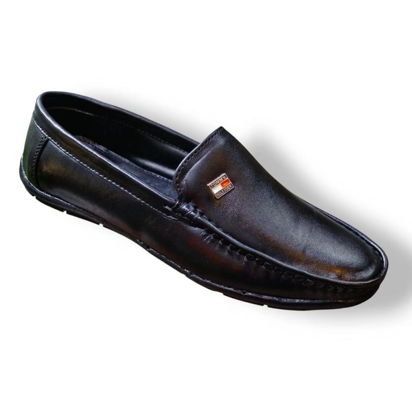Pure Leather Loafers - 9, Black