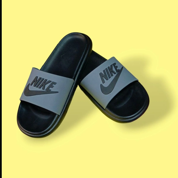 Comfort Men's Slippers - Gray, 44