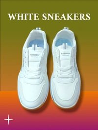 WHITE PREMIUM IMPORTED SNEAKERS  - 44, White