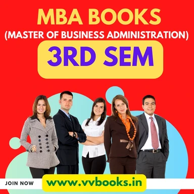 MBA 3RD SEM BOOKS