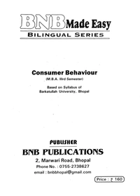 CONSUMER BEHAVIOUR