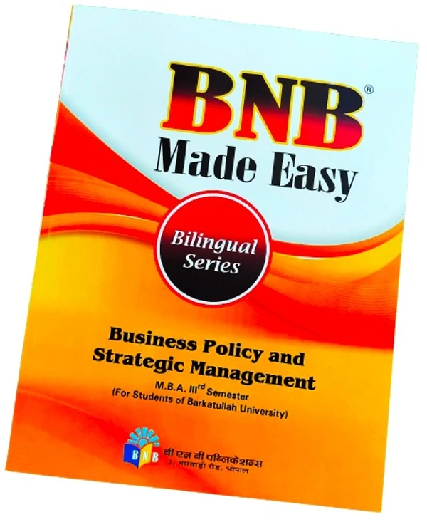 BUSINESS POLICY & STRATEGIC MANAGEMENT 