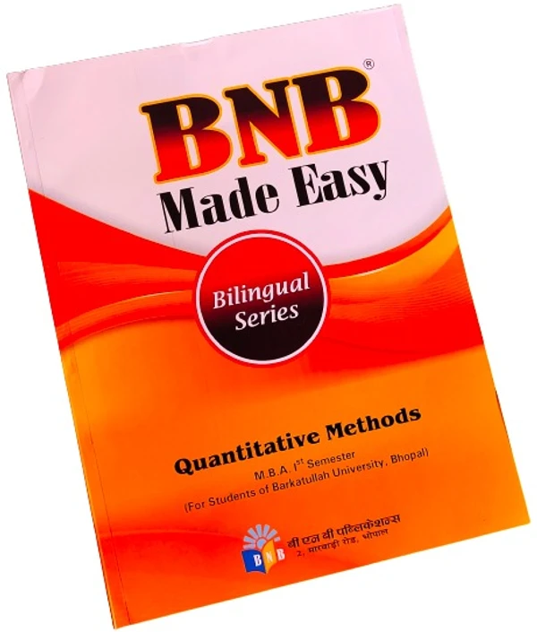 QUANTITATIVE METHODS (QT) (BNB PUBLICATION) - Red Orange