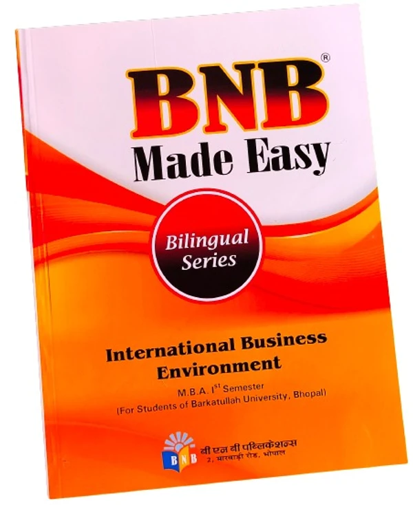 INTERNATIONAL BUSINESS ENVIRONMENT(IBE) (BNB PUBLICATION) - Red