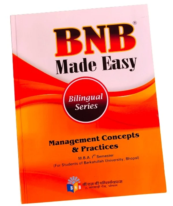 MANAGEMENT CONCEPT & PRACTICE (MCP) (BNB PUBLICATION) - Red