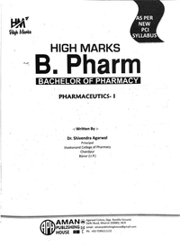 PHARMACEUTICS-1 B.PHARMACY FIRST SEM 1ST (AS PER PCI SYLLABUS)