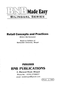RETAIL CONCEPT & PRACTICES