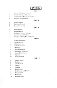 MANAGERIAL ECONOMICS-RGPV UNIVERSITY-MBA-1ST SEM