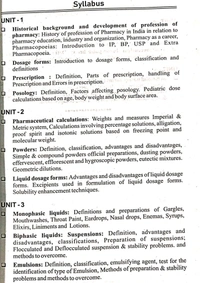 PHARMACEUTICS-1 - B.PHARMACY 1st SEM