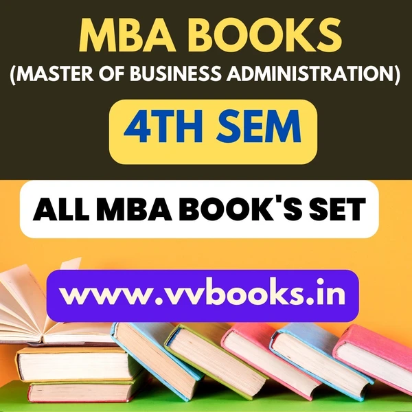 MBA 4TH SEM SUBJECT 6 ALL BOOKS (6-BOOKS SET)